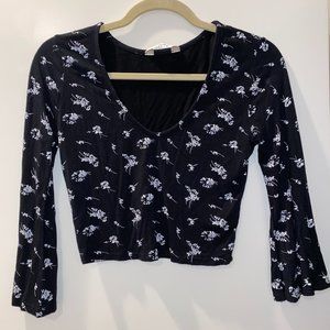 Miss Selfridge Crop Long Sleeve